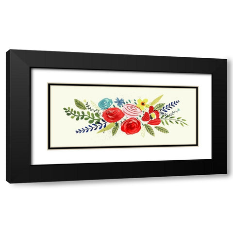 Fridas Dream Collection D Black Modern Wood Framed Art Print with Double Matting by Borges, Victoria