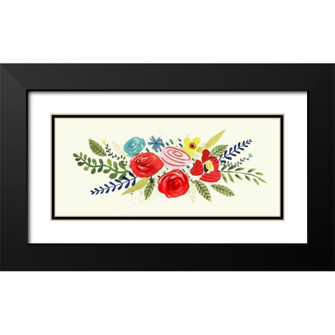 Fridas Dream Collection D Black Modern Wood Framed Art Print with Double Matting by Borges, Victoria