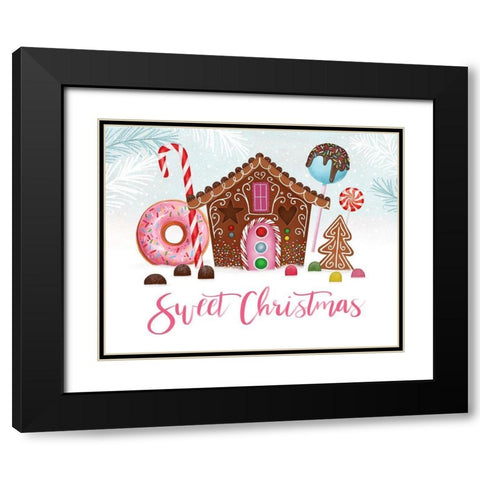 Sweet Holidays Collection A Black Modern Wood Framed Art Print with Double Matting by Borges, Victoria