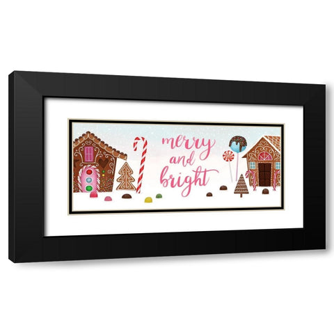 Sweet Holidays Collection D Black Modern Wood Framed Art Print with Double Matting by Borges, Victoria