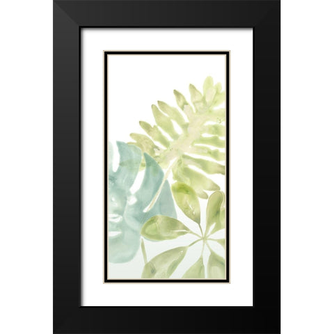 Songbird Collection B Black Modern Wood Framed Art Print with Double Matting by Vess, June Erica