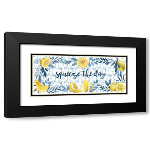 Citrus Sayings Collection D Black Modern Wood Framed Art Print with Double Matting by Popp, Grace