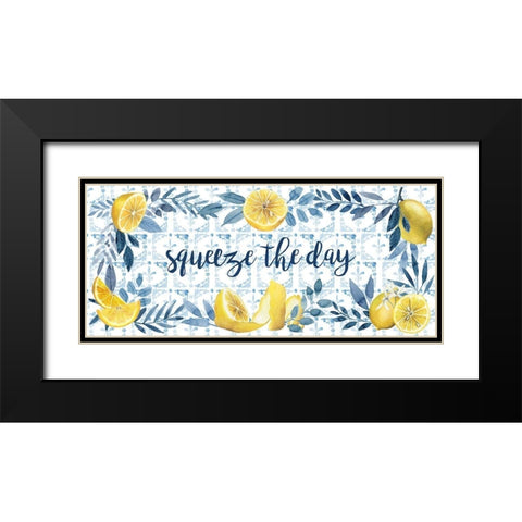 Citrus Sayings Collection D Black Modern Wood Framed Art Print with Double Matting by Popp, Grace