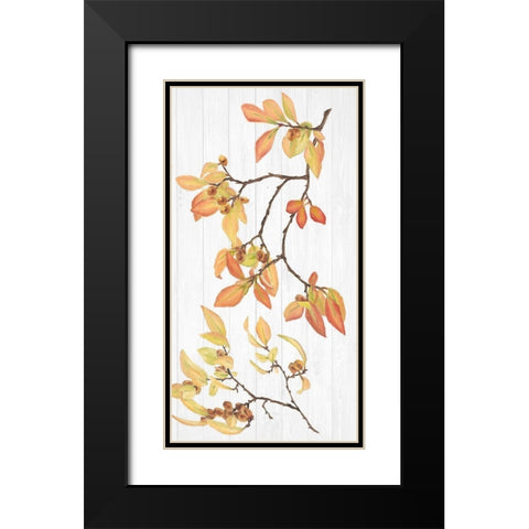 Sweet Foliage Collection B Black Modern Wood Framed Art Print with Double Matting by Miller, Dianne