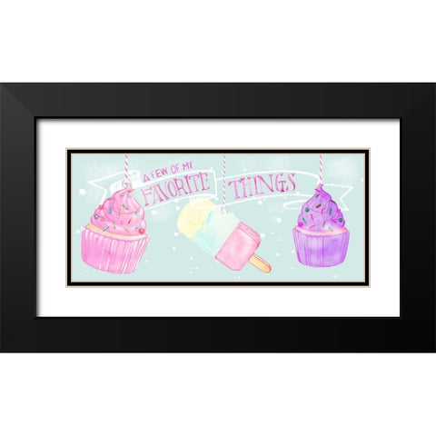 Candy Christmas Collection D Black Modern Wood Framed Art Print with Double Matting by Parker, Jennifer Paxton