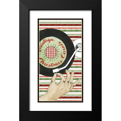 Hipster Santa Collection B Black Modern Wood Framed Art Print with Double Matting by Popp, Grace