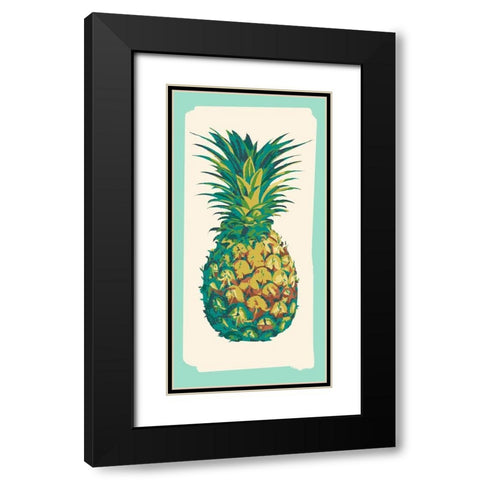 Tropical Getaway Collection B Black Modern Wood Framed Art Print with Double Matting by Fagalde, Jarman
