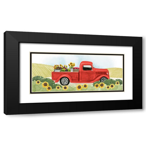 Farm Flora Collection D Black Modern Wood Framed Art Print with Double Matting by Popp, Grace