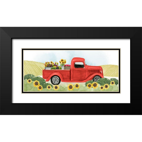 Farm Flora Collection D Black Modern Wood Framed Art Print with Double Matting by Popp, Grace