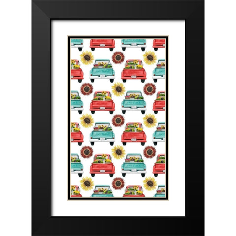 Farm Flora Collection E Black Modern Wood Framed Art Print with Double Matting by Popp, Grace