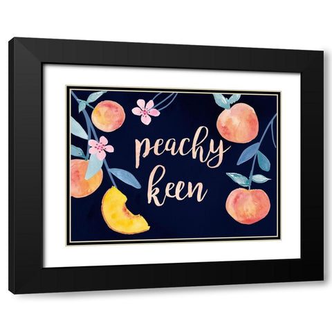 Fresh Fruit Collection A Black Modern Wood Framed Art Print with Double Matting by Borges, Victoria