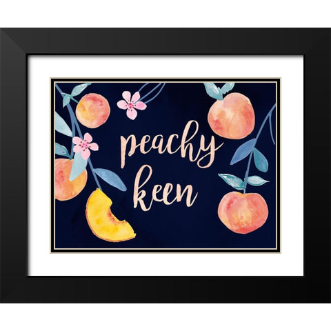 Fresh Fruit Collection A Black Modern Wood Framed Art Print with Double Matting by Borges, Victoria
