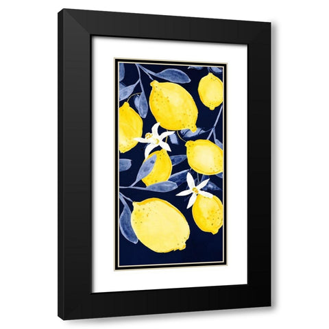 Fresh Fruit Collection B Black Modern Wood Framed Art Print with Double Matting by Borges, Victoria