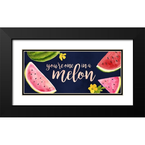Fresh Fruit Collection D Black Modern Wood Framed Art Print with Double Matting by Borges, Victoria