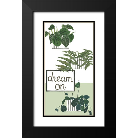 Hit the Road Collection B Black Modern Wood Framed Art Print with Double Matting by Wang, Melissa