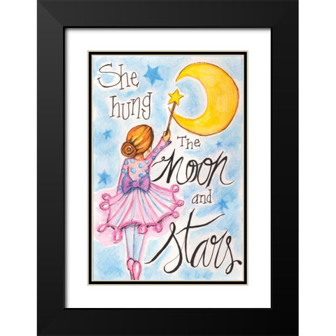 Fairy Black Modern Wood Framed Art Print with Double Matting by Seay, Anne