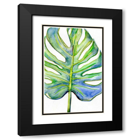 Tropical I Black Modern Wood Framed Art Print with Double Matting by Seay, Anne