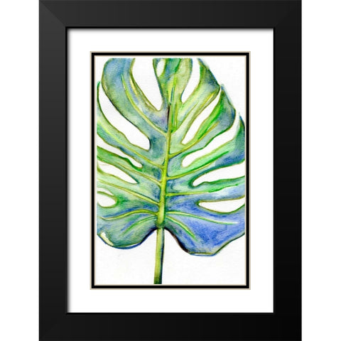 Tropical I Black Modern Wood Framed Art Print with Double Matting by Seay, Anne