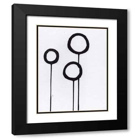 BandW III Black Modern Wood Framed Art Print with Double Matting by Seay, Anne