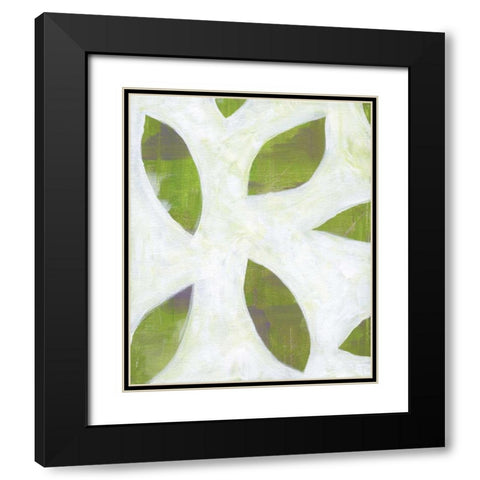 Patches I Black Modern Wood Framed Art Print with Double Matting by Seay, Anne