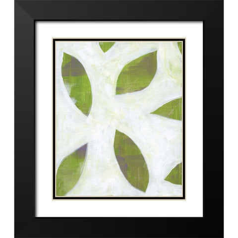 Patches I Black Modern Wood Framed Art Print with Double Matting by Seay, Anne