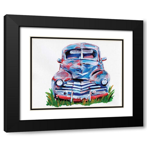 Parked Memories I Black Modern Wood Framed Art Print with Double Matting by Seay, Anne