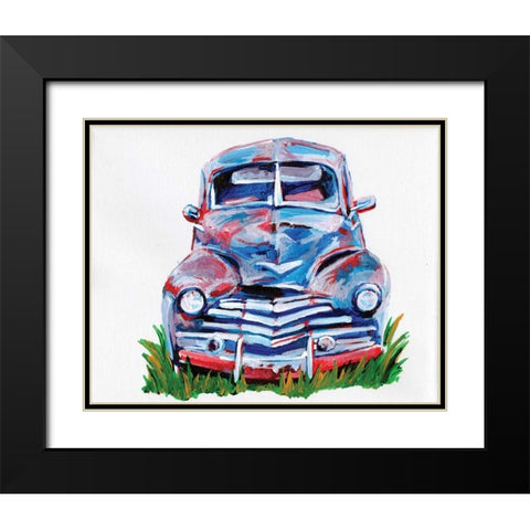 Parked Memories I Black Modern Wood Framed Art Print with Double Matting by Seay, Anne