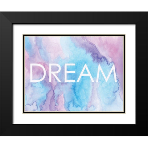 Dream Black Modern Wood Framed Art Print with Double Matting by Seay, Anne
