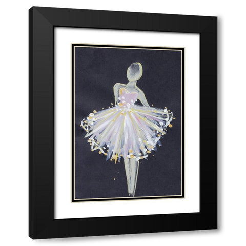 Runway Fashion II Black Modern Wood Framed Art Print with Double Matting by Seay, Anne