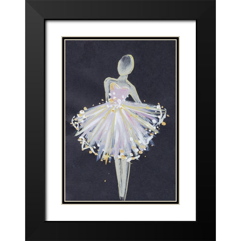 Runway Fashion II Black Modern Wood Framed Art Print with Double Matting by Seay, Anne