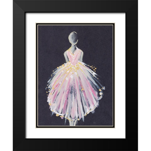 Runway Fashion III Black Modern Wood Framed Art Print with Double Matting by Seay, Anne