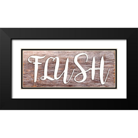 Flush Black Modern Wood Framed Art Print with Double Matting by Seay, Anne