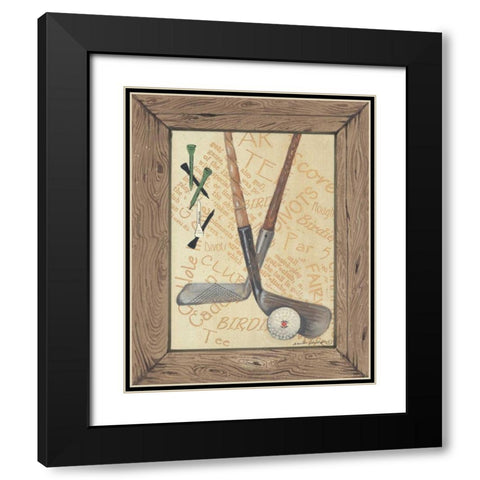 Iron Black Modern Wood Framed Art Print with Double Matting by Phillips, Anita