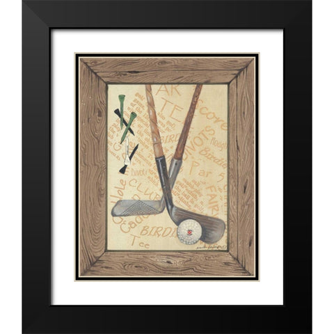 Iron Black Modern Wood Framed Art Print with Double Matting by Phillips, Anita