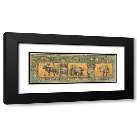 Forest Black Modern Wood Framed Art Print with Double Matting by Phillips, Anita