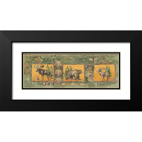 Forest Black Modern Wood Framed Art Print with Double Matting by Phillips, Anita