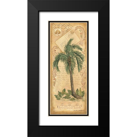 Palm Fronds II Black Modern Wood Framed Art Print with Double Matting by Phillips, Anita