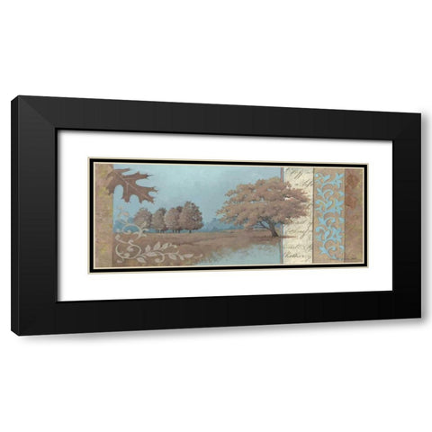 Fall Serenity Black Modern Wood Framed Art Print with Double Matting by Phillips, Anita