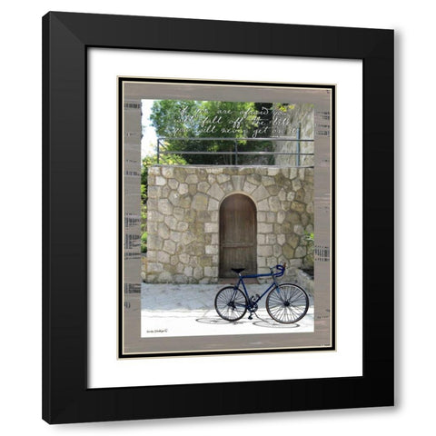 If You Are Afraid Black Modern Wood Framed Art Print with Double Matting by Phillips, Anita