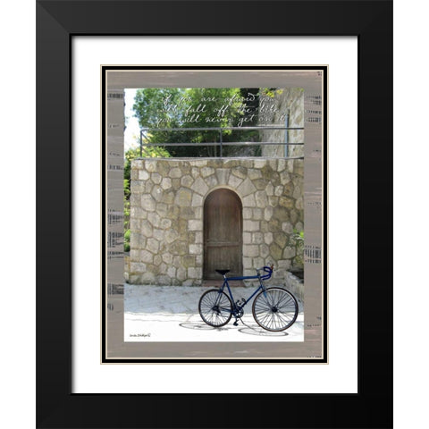 If You Are Afraid Black Modern Wood Framed Art Print with Double Matting by Phillips, Anita
