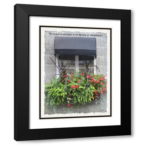 Windows of the World IV Black Modern Wood Framed Art Print with Double Matting by Phillips, Anita