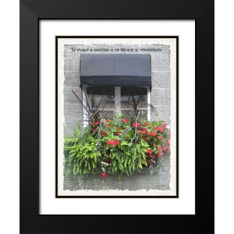 Windows of the World IV Black Modern Wood Framed Art Print with Double Matting by Phillips, Anita