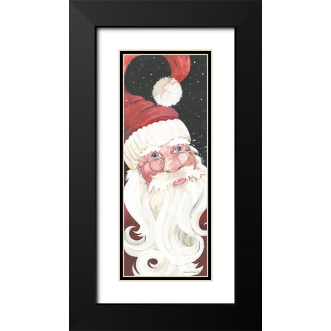 Santa Long II Black Modern Wood Framed Art Print with Double Matting by Phillips, Anita
