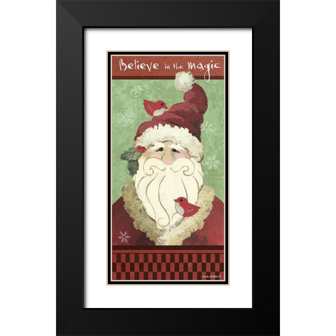Believe in the Magic Black Modern Wood Framed Art Print with Double Matting by Phillips, Anita