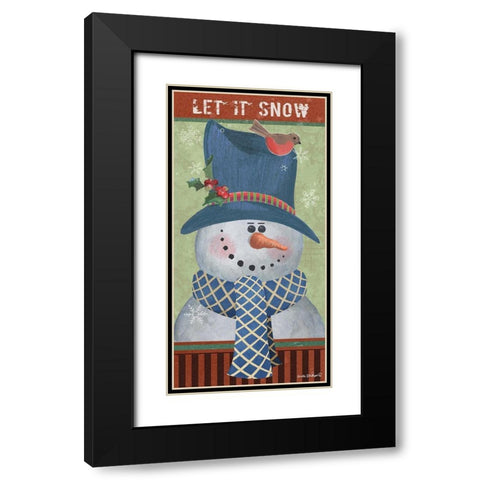 Celebrate the Season Black Modern Wood Framed Art Print with Double Matting by Phillips, Anita