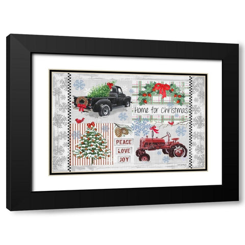 Nostalgia III Black Modern Wood Framed Art Print with Double Matting by Phillips, Anita