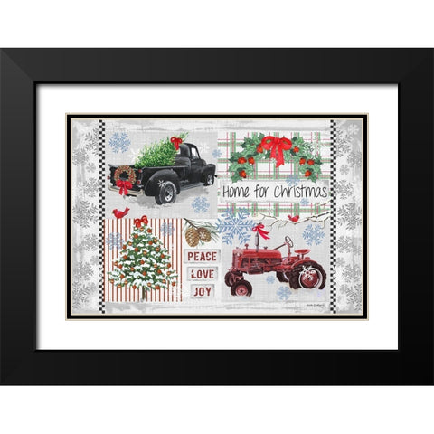 Nostalgia III Black Modern Wood Framed Art Print with Double Matting by Phillips, Anita