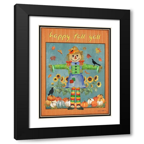 Sunflower Seeds Black Modern Wood Framed Art Print with Double Matting by Phillips, Anita