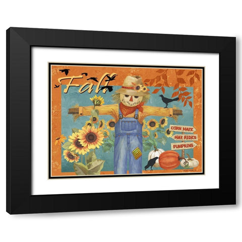 Fall Black Modern Wood Framed Art Print with Double Matting by Phillips, Anita