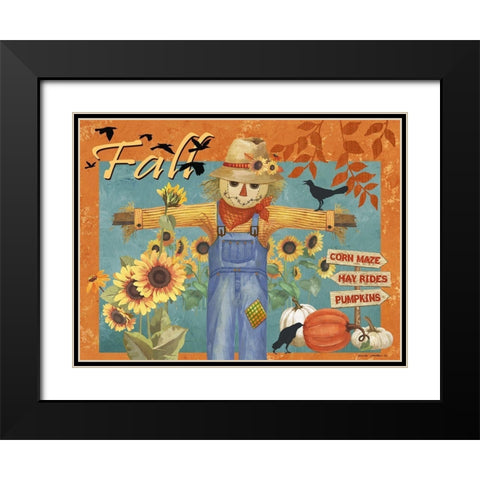 Fall Black Modern Wood Framed Art Print with Double Matting by Phillips, Anita